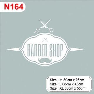 Decal trang trí tiệm Barber, Salon, thu hút khách hàng, tăng doanh thu, tạo điểm nhấn P10
