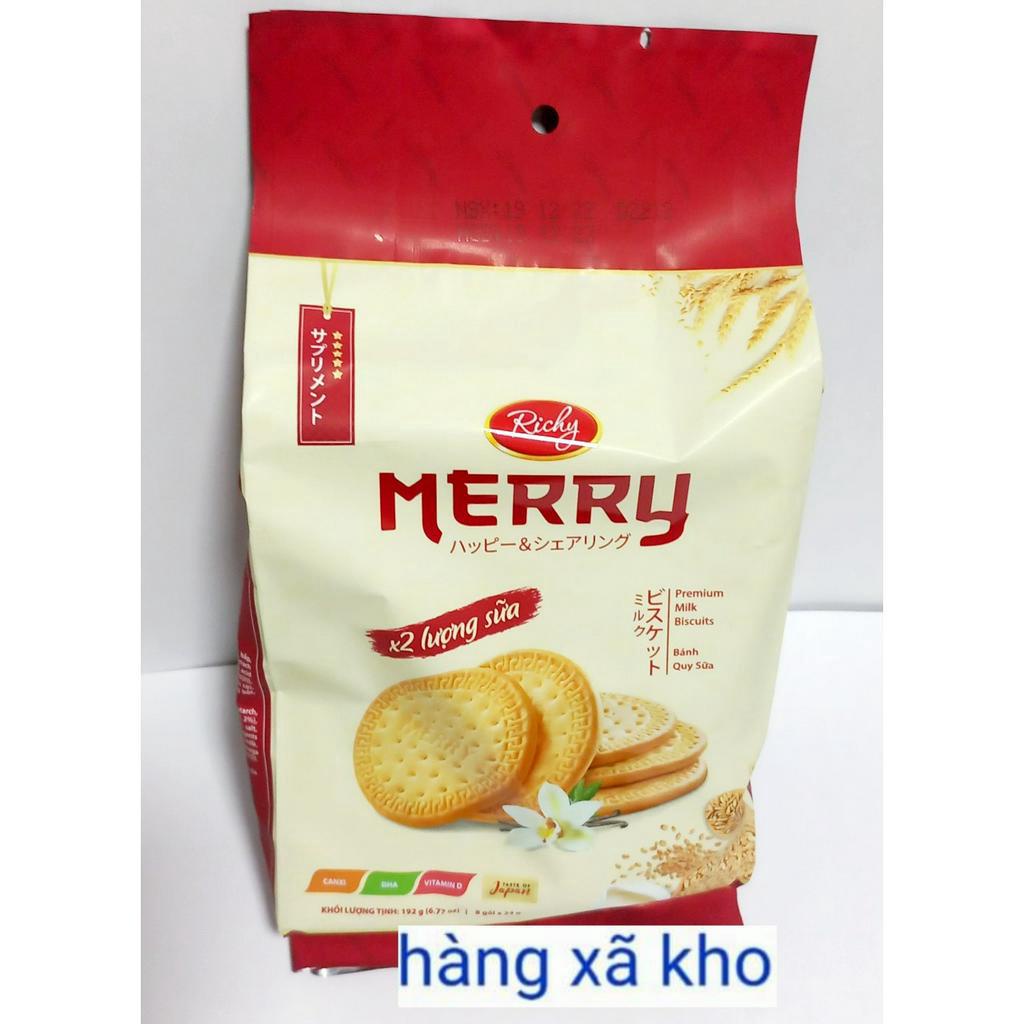 bánh quy merry richy sữa 192g , hsd: 12-23 | Shopee Việt Nam