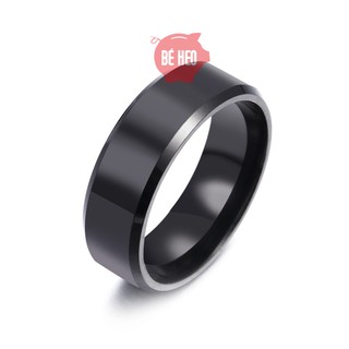 Nhẫn titan nam nữ - nhẫn nam bền màu - Trang sức Bé Heo BHN119