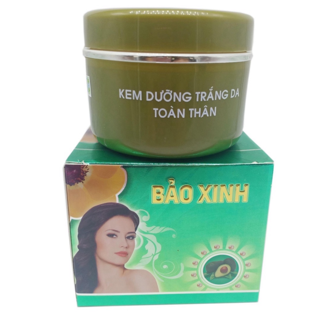 Kem body Trắng da toàn thân Bảo Xinh 80g (xanh lá)