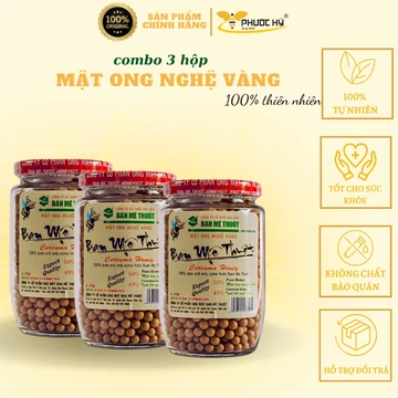 Combo 3 lọ 250g MẬT ONG NGHỆ tặng kèm mật ong 100ml