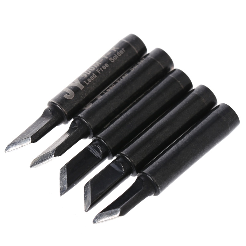 5Pcs 900M-T-K Soldering Iron Head Set Inside Hot Bare Nozzle for 936 852d+ 909D