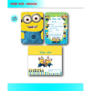 THIỆP MỜI SINH NHẬT MẪU BÉ TRAI + BÉ GÁI - SET 10 THIỆP / BỘ