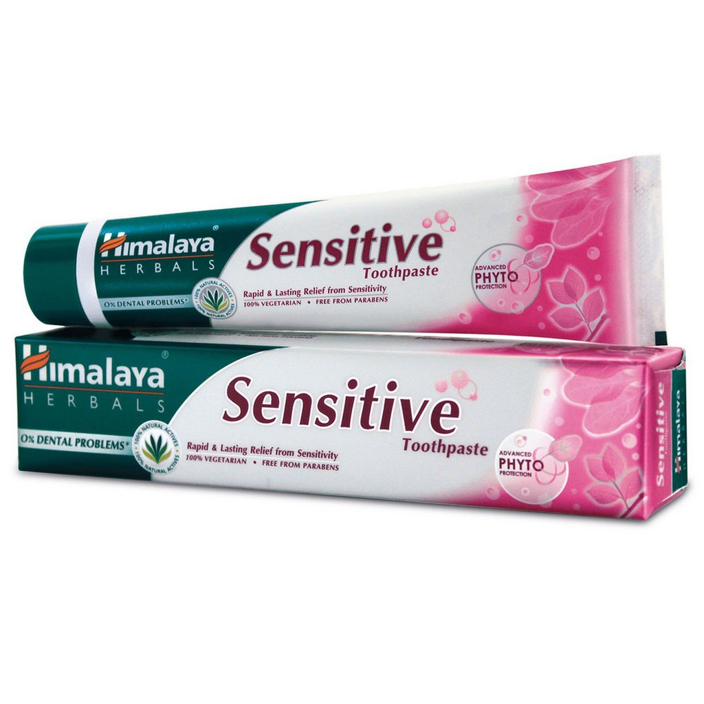 Kem đánh răng giảm ê buốt cho răng nhạy cảm Himalaya Sensitive Toothpaste 100g