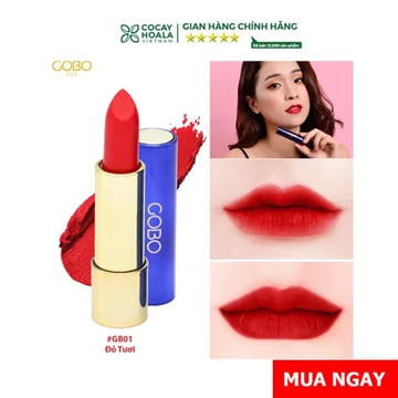 Son không chì ❤️FREESHIP❤️son môi cao cấp,son môi chính hãng,son dành cho bà bầu Cocayhoala Gobo Nature matte 4.5g 💄