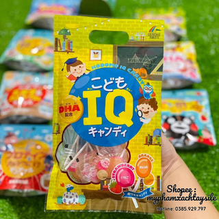 Kẹo Mút Trái Cây Kodomo IQ Candy Unimat Riken Bổ Sung Canxi / DHA Nhật ...