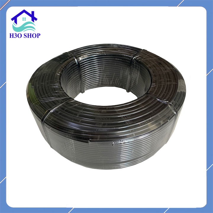 Cuộn 200m - NHỰA NGUYÊN SINH Ống dây PE/LDPE 6mm (5x7mm, cứng dẻo, không phải PVC mềm) - dây 6li loại tốt (kích cỡ 5*7)