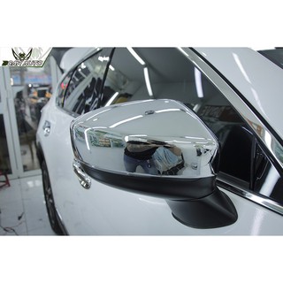 Ốp gương chiếu hậu xe Mazda CX5 2018 - 2022, 2023, 2024, 2025 - Mạ crom, Vân Carbon cao cấp, sáng bóng
