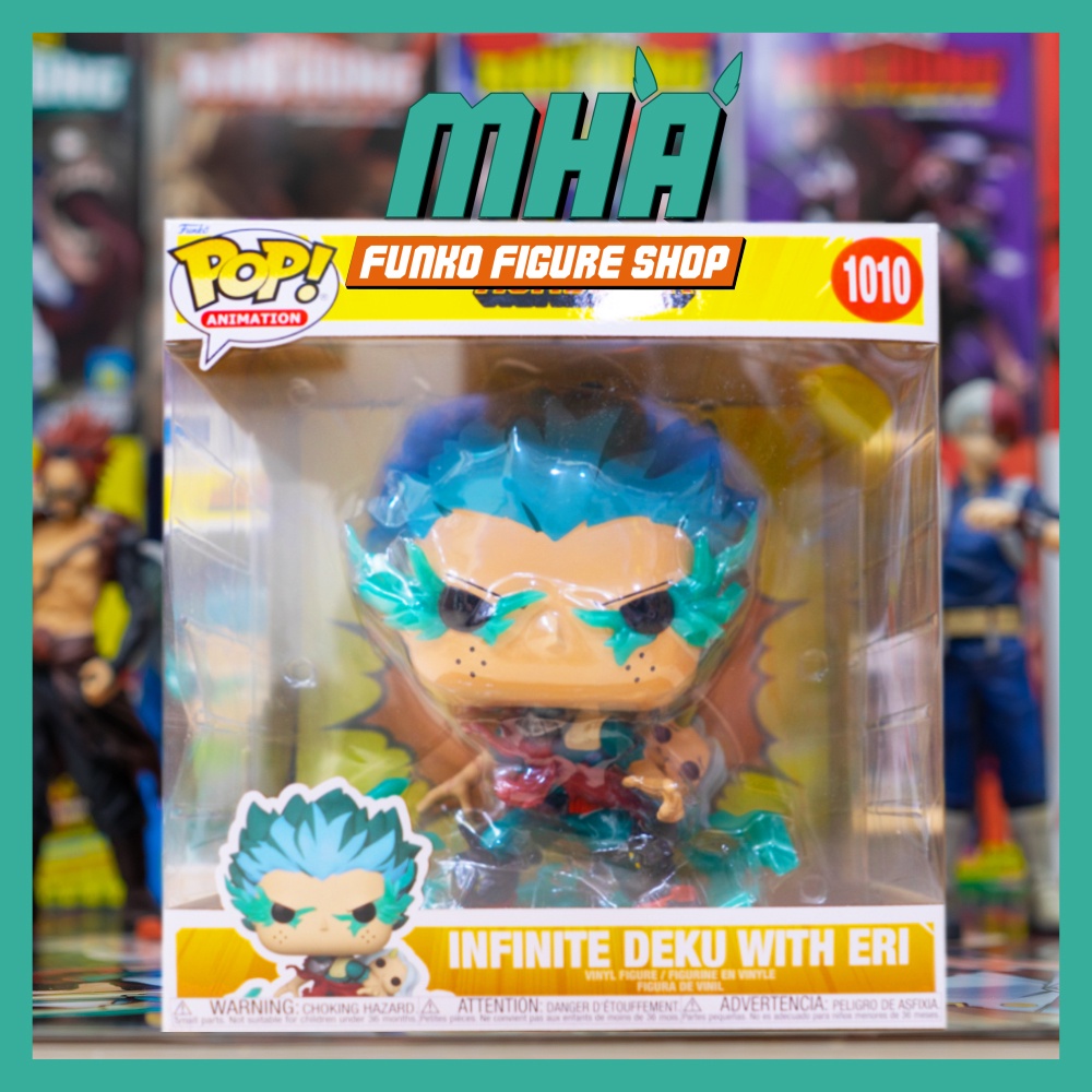 Chính Hãng Funko Pop Animation - 10inch My Hero Academia Mô Hình Infinite  Deku with Eri 1010