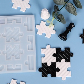 NICE 1 Bộ Checker Board Khuôn Silicon Cờ Vua 3D Pha Lê Epoxy Đúc Khuôn Cho Gia Đình