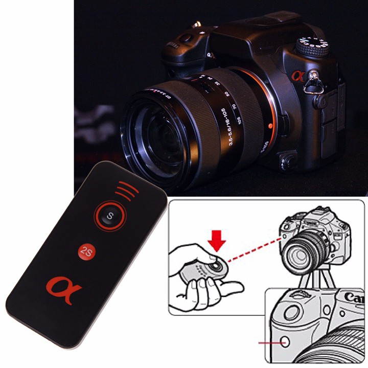 Remote cho máy ảnh Sony A9 A7R A7S A7 A6600 A6500 A6400 A6300 A6000 ...