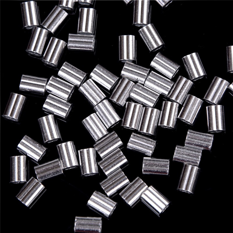 Set 50 ống kẹp dây cáp 1.5mm bằng nhôm chất lượng cao