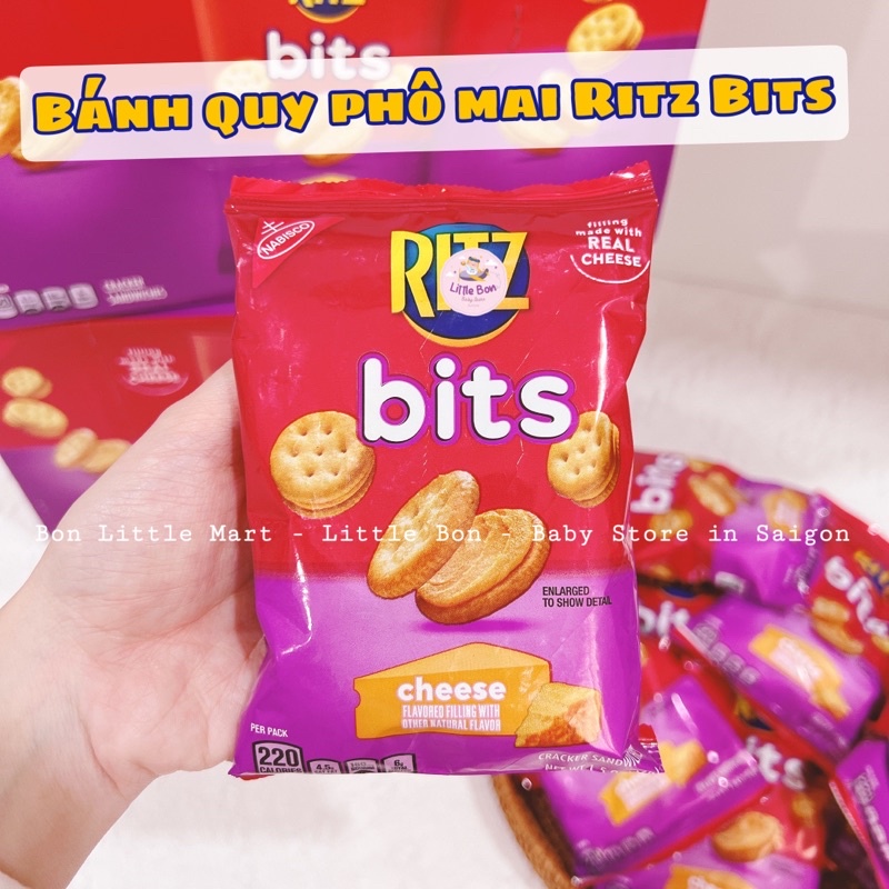 Bánh quy nhân kem phô mai Ritz Bits Mỹ_Date 12.02.24 | Shopee Việt Nam