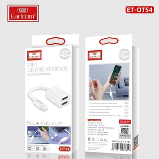 JACK CHUYỂN ĐỔI 2IN1 LIGHTNING EARLDOM OT54 chính hãng