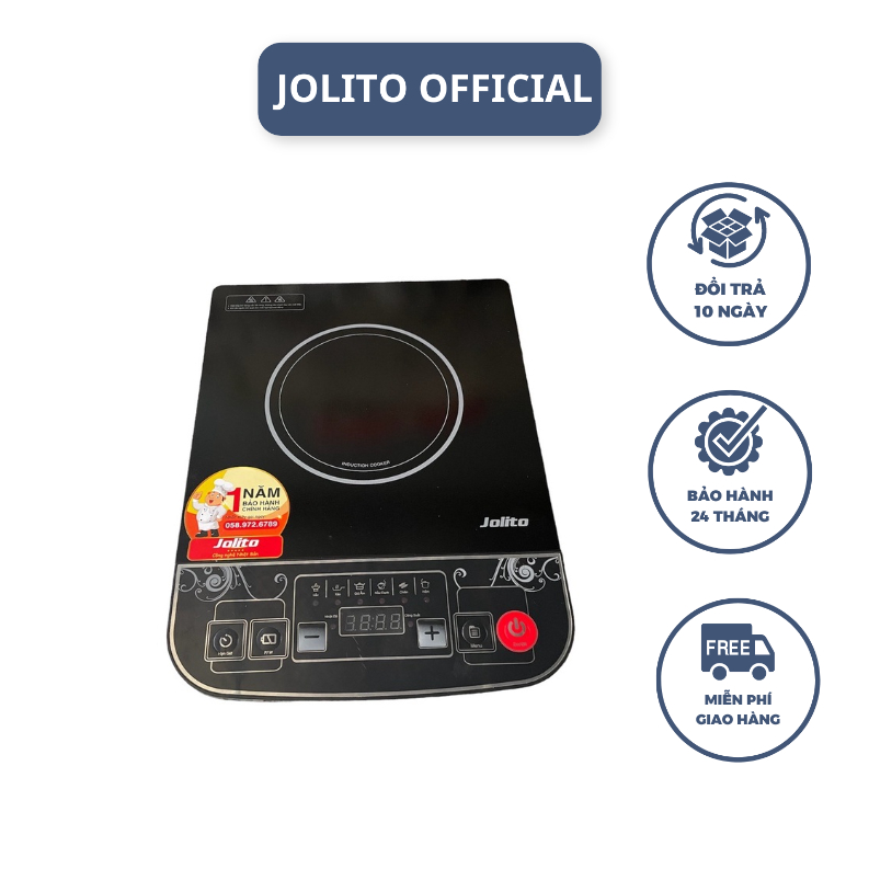 Bếp từ cảm ứng JOLITO BT02 tiết kiệm điện năng, an toàn khi sử dụng, nhanh - Bảo hành 12 tháng