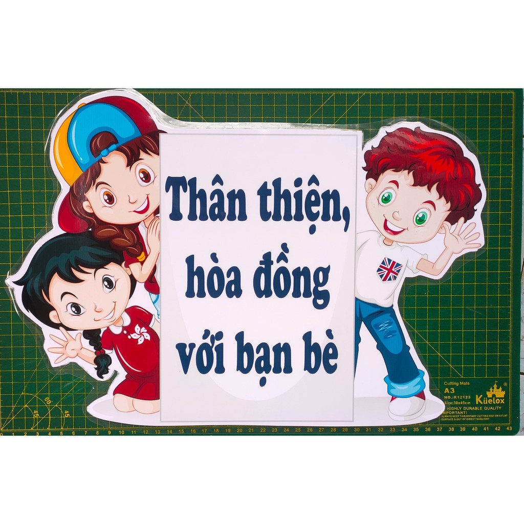 Trang trí lớp] Bộ 4 khẩu hiệu | Shopee Việt Nam