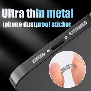 Set 4 Miếng Dán Loa Chống Bụi siêu mỏng Cho Điện Thoại iPhon X XS 11 12 13 PRO max mini...(2 ngắn + 2 dài)