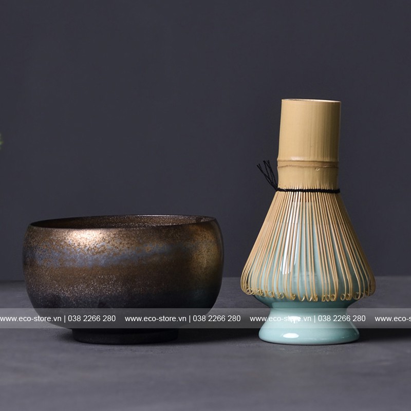 Chổi Đánh Trà Matcha Chasen ONGTRE - Chổi Tre Pha Matcha, Dụng Cụ Trà Đạo Nhật Bản, Matcha Whisk Cao Cấp, Phụ Kiện Trà