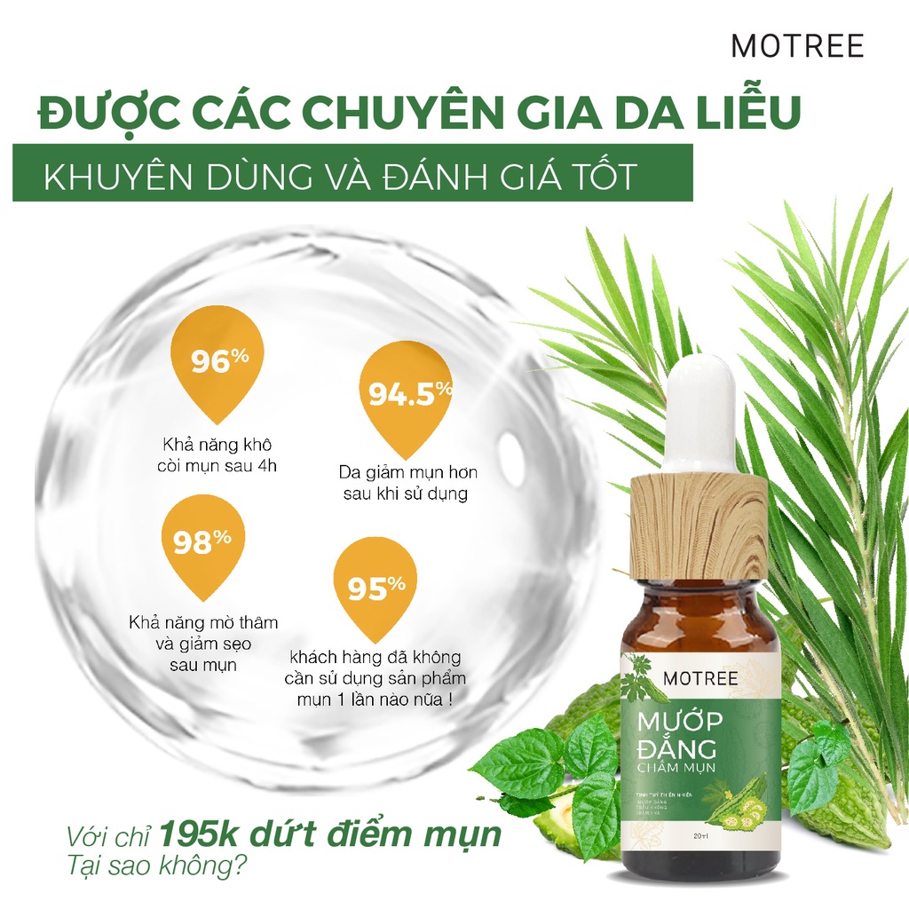 Ảnh Gel chấm mụn MƯỚP ĐẮNG MOTREE 20ML 3