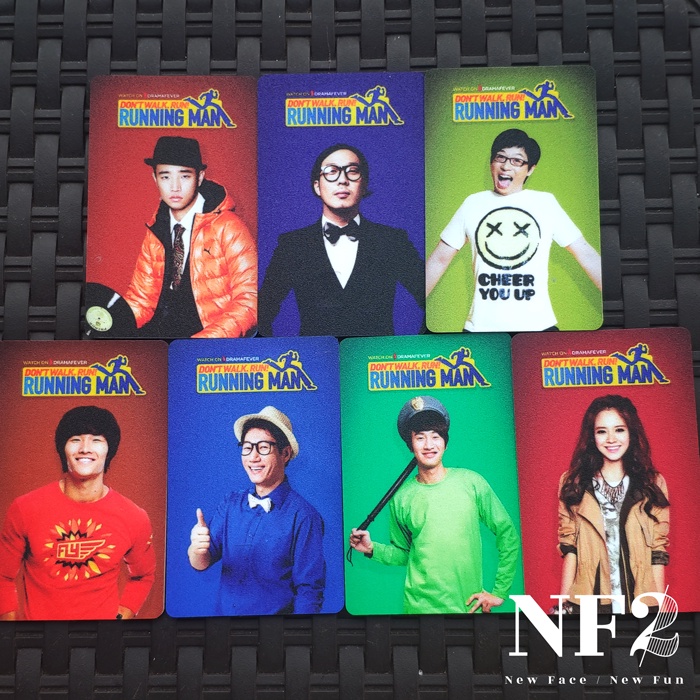 Miếng Dán Trang Trí RUNNING MAN - Sticker Thẻ ATM (Thẻ Chung Cư, Thẻ Xe, Debit, Credit) NF2