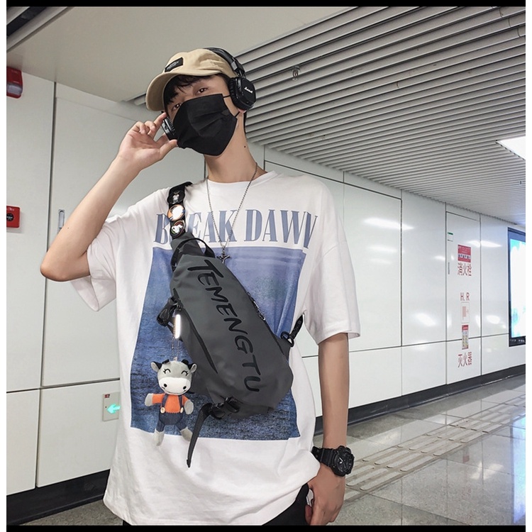Túi Đeo Chéo Unisex Nam Nữ - TEMENGTU - Phản quang, chống Túi Đeo Chéo Unisex Nam Nữ - TEMENGTU - Phản quang, chống