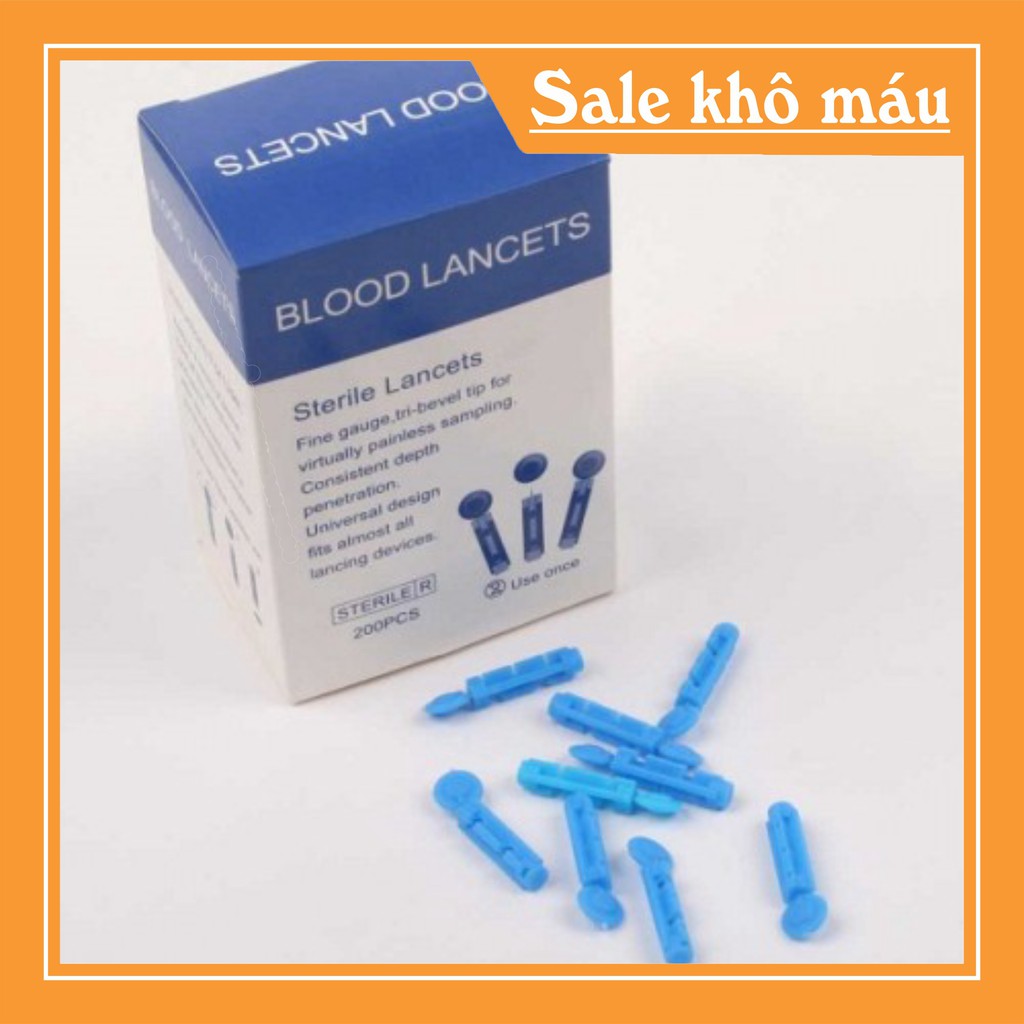 (có sẵn) Kim lấy máu thử tiểu đường(100 cây) | Shopee Việt Nam