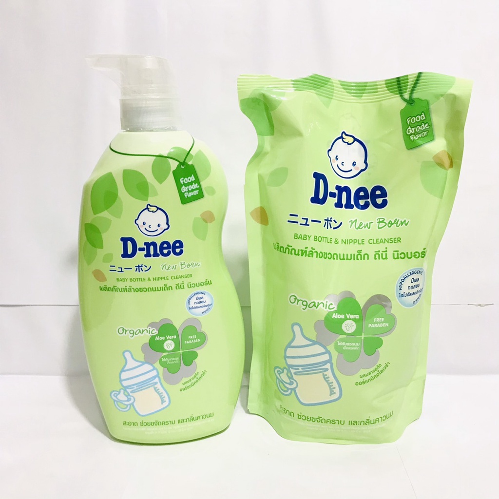 Nước rửa bình sữa Dnee Mẫu mới Thái Lan ( CHAI 600ML - TÚI 550ML ...