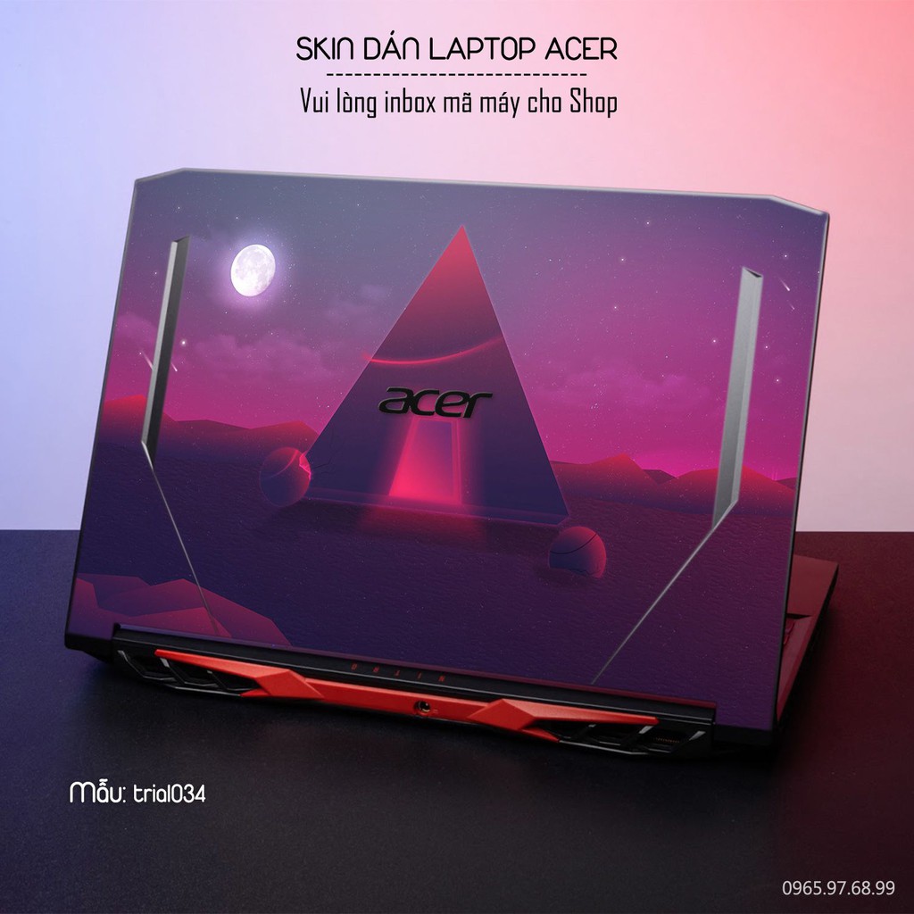 Dán decal cho các dòng Laptop Acer in nhiều mẫu cực đẹp theo yêu cầu
