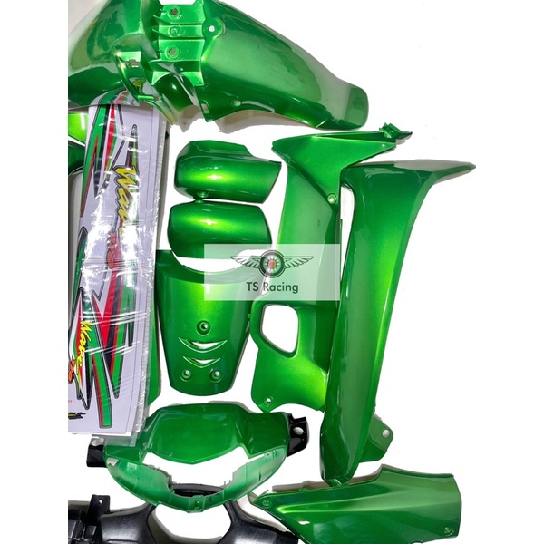 Dàn áo wave alpha - wave nhỏ xanh lá heineken - tặng team 3 lớp