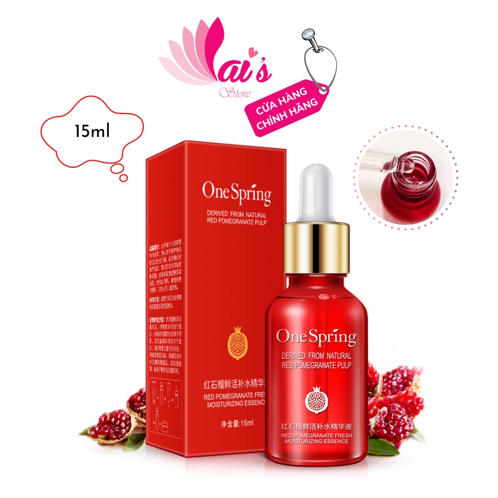 Serum Lựu Đỏ One Spring 15ml Chống Lão Hóa, Giảm Nám, Tàn Nhang, Đốm ...