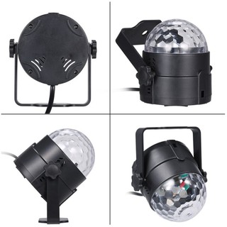Đèn Led Xoay Trang Trí 7 Màu - Đèn Trang Trí Sân Khấu, Phòng Karaoke 3 Màu, 360 Độ