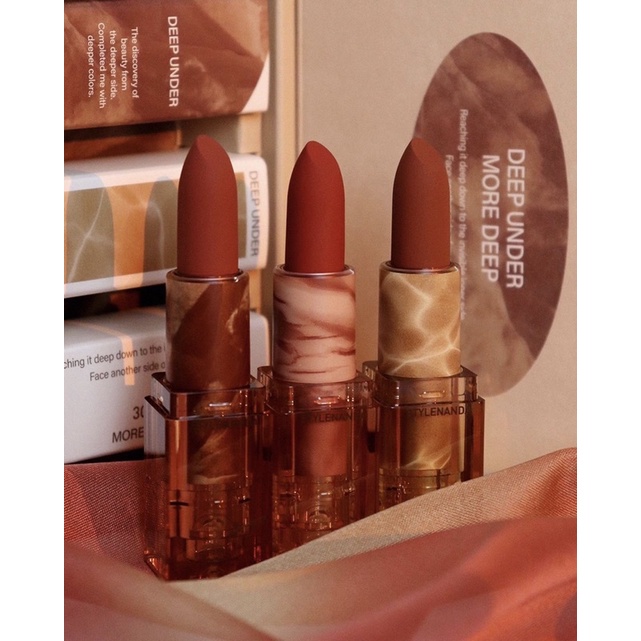 Son Thỏi 3CE Soft Matte Lipstick - Version Deep Under More Deep | Shopee  Việt Nam