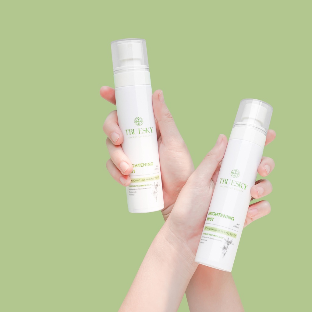 Ảnh Xịt khoáng hoa nhung tuyết Truesky Brightening Mist giúp dưỡng ẩm và sáng da 50ml 2