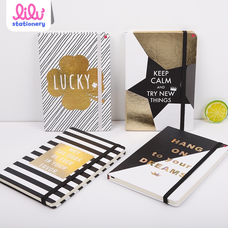 Sổ ghi chép A5 dễ thương cute dày 192 trang MIKIREI bìa cứng kẻ ngang mẫu handmade