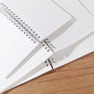 MUJI Sổ Tay PP Dạng Xoắn Khổ A6 / A5 / B5 Có Dây Nịt Dùng Cho Học Sinh / Văn Phòng
