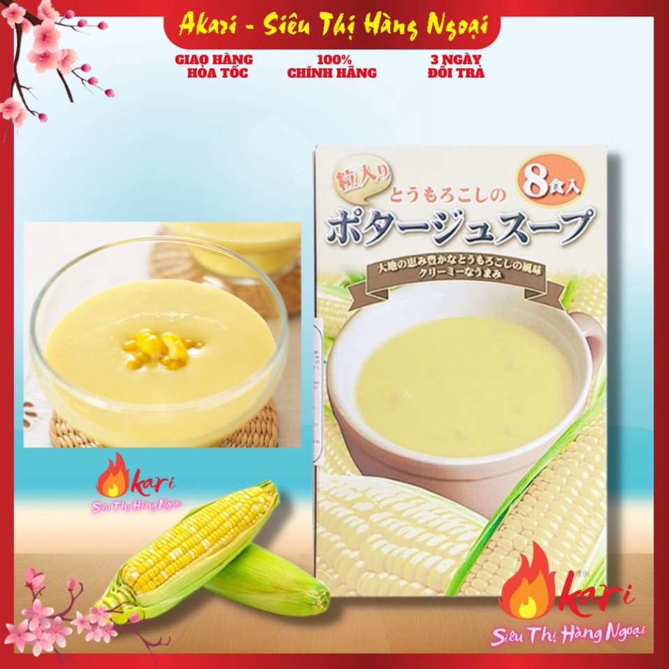 Súp ngô ngũ cốc INTgroup Potage nội địa Nhật (hộp 8 phần) | Shopee Việt Nam