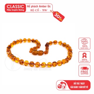 Vòng cổ Amber Úc cho bé 0-10 tuổi  VCM1MO
