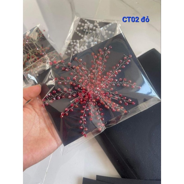 Tổng hợp các mẫu cài tóc cô dâu phối hạt pha lê cao cấp, phụ kiện cài tóc cô dâu, phụ kiện cưới