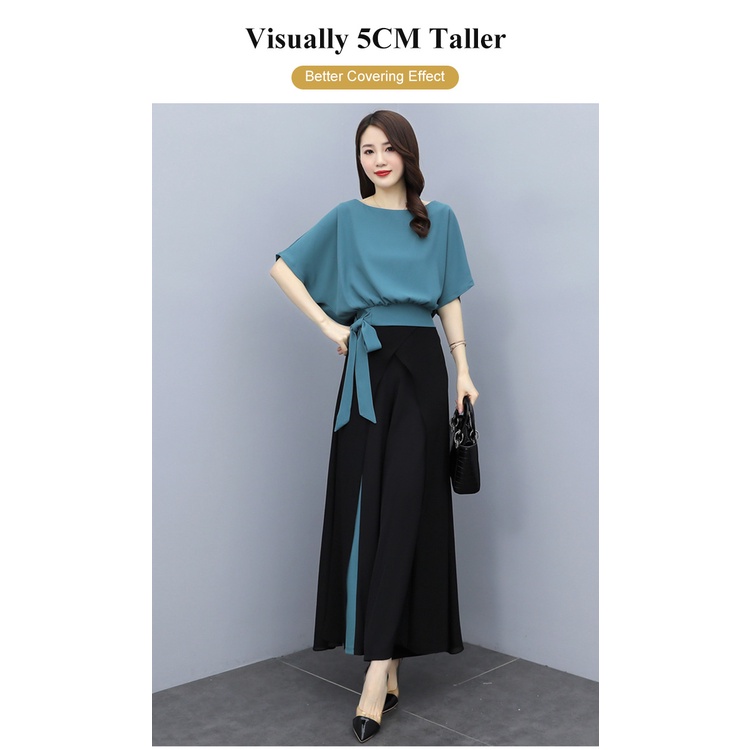 Set Đồ 2 Món Quần Ống Rộng Chất Liệu Chiffon Thời Trang Trẻ Trung