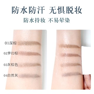 ♕Bút Chì Kẻ Lông Mày NOVO Hai Đầu Kháng Nước Lâu Trôi NO.5384