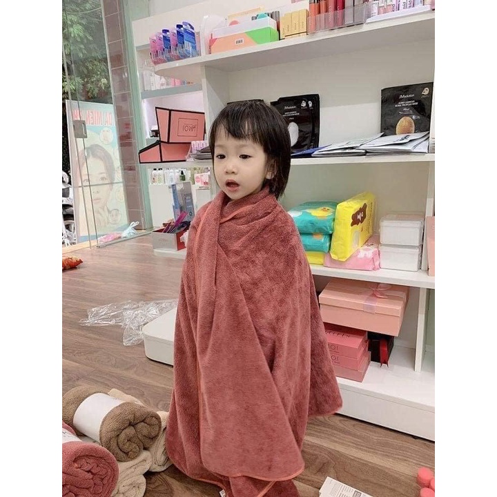 Khăn tắm cao cấp xuất Hàn mềm mịn siêu thấm ( 70x140cm)