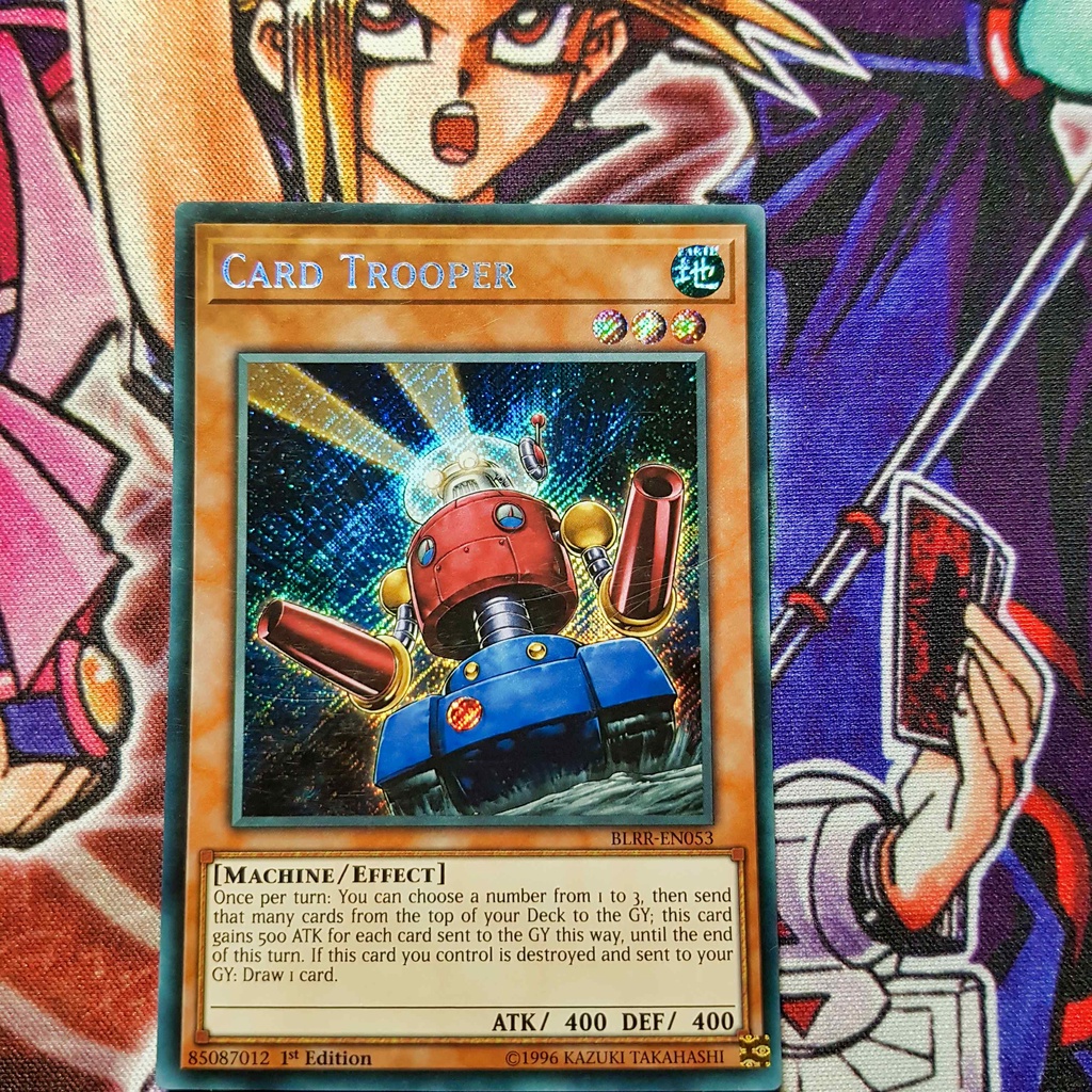 Thẻ bài Yugioh chính hãng | Card Trooper | BLRR Secret rare. | Shopee ...