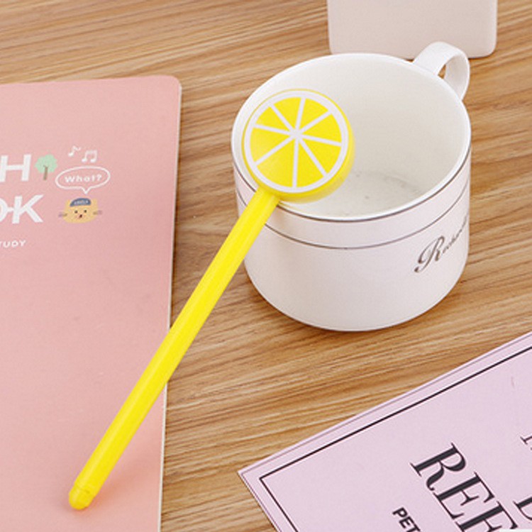 3 Bút Nước Mực Đen Hoa Quả Hình Hoa
