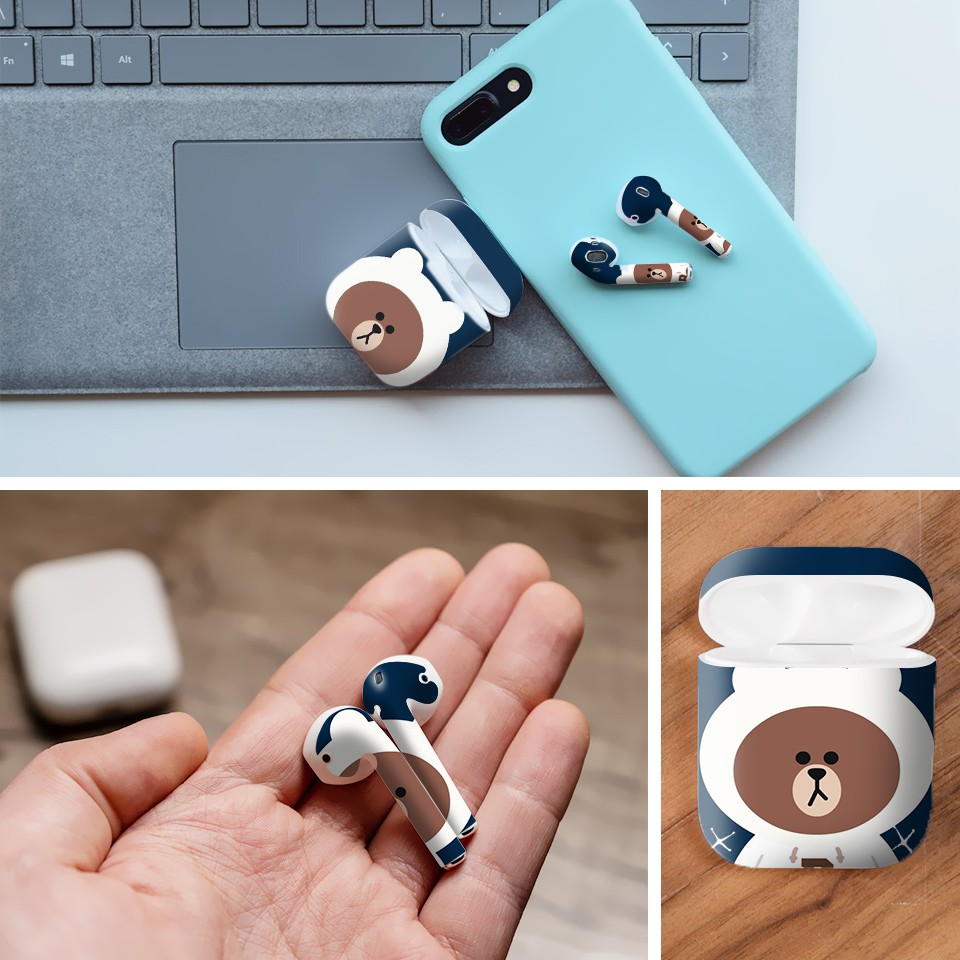 Miếng dán skin cho AirPods in hình thiết kế - atk132 (AirPods 1, 2, 3, Pro, i12)