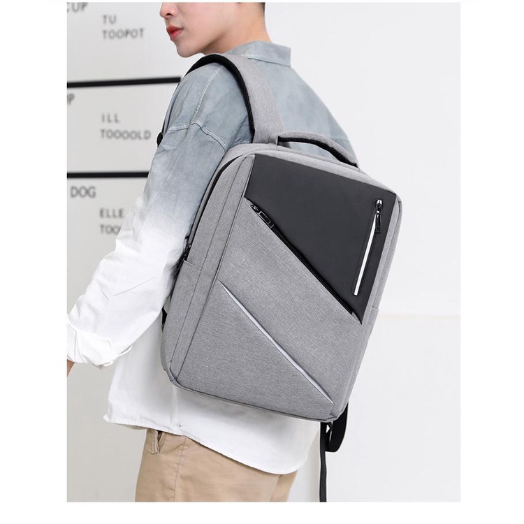Balo văn phòng laptop 15,6 ICNH có sạt phản quan chống nước kép vào vali M.E.N {HÌNH THẬT}