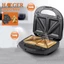 Máy ép bánh mì HAEGER RAF 750W gia nhiệt kép, chống dính telfon siêu bền