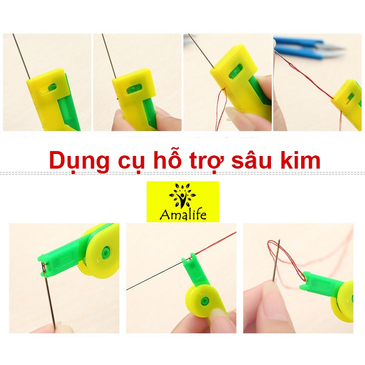Ảnh Bộ Kim Chỉ Khâu Vá Đa Năng Amalife - Tặng Kèm Nhiều Phụ Kiện (màu ngẫu nhiên) 2