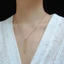 Mặt dây chuyền chai chúc JVSUB Charm may mắn Thép không gỉ Phong cách đơn giản Chuỗi dài