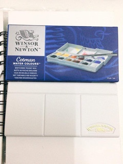 SET MÀU NƯỚC WINSOR NEWTON COTMAN/ ART CREATION 12 MÀU [tặng kèm hộp đựng pallete] 🌻🐻