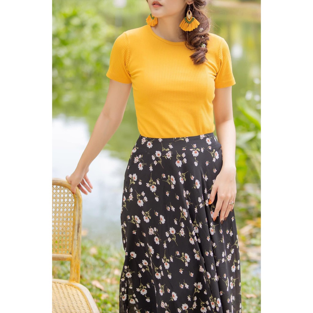 Áo Thun Croptop Trơn tay ngắn The Kat House, chất vải thun tăm cao cấp, rõ từng chi tiết, không bay màu, nhàu vải